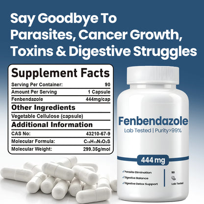 Fenbendazole 444mg, 99% Purity VIP